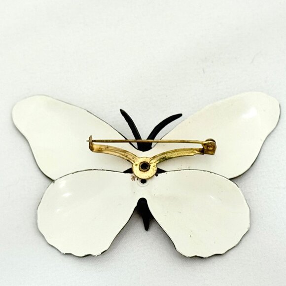 Vintage Large Metal Butterfly Brooch/Pin - Picture 5 of 6